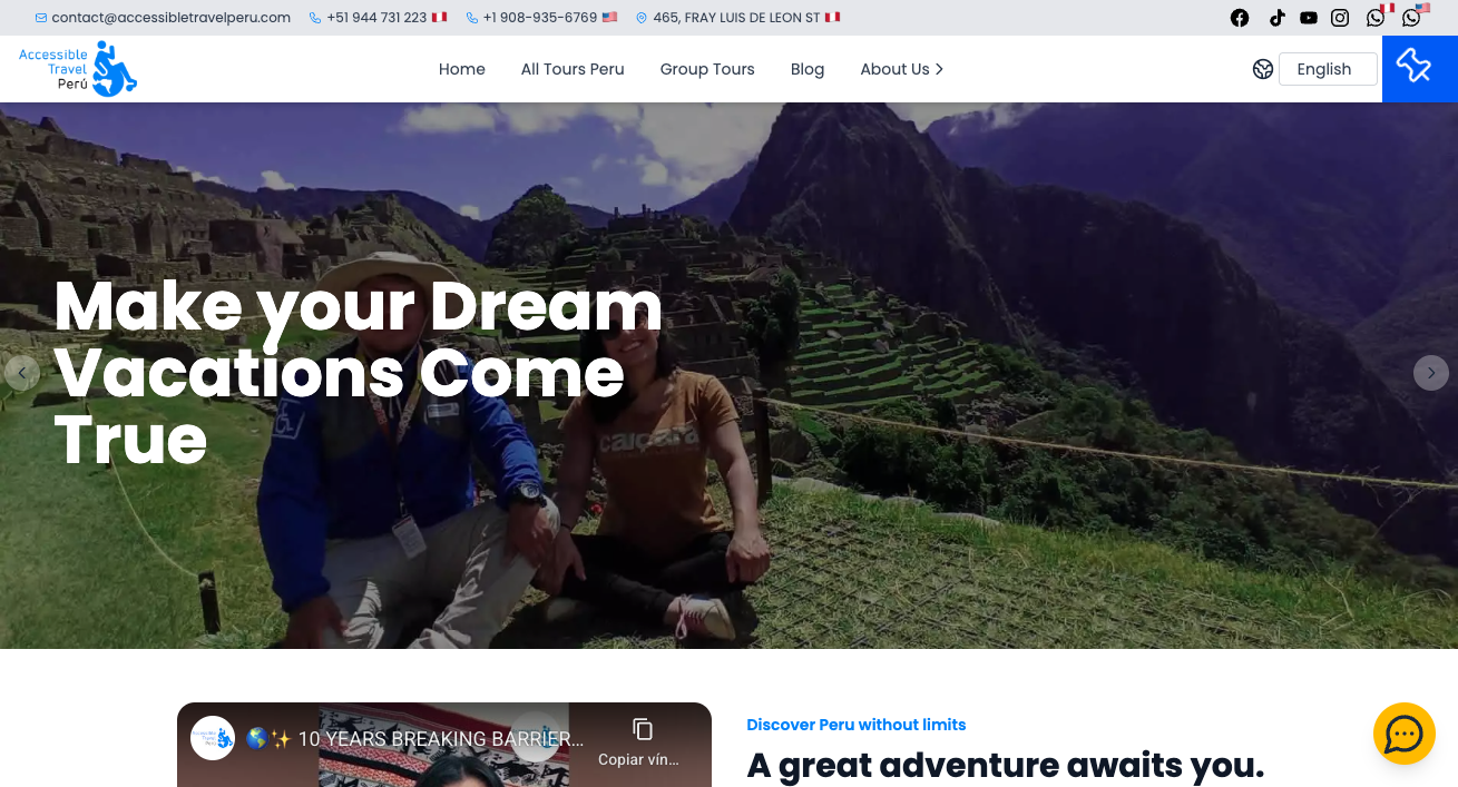 Accessible Travel Peru: Turismo Inclusivo